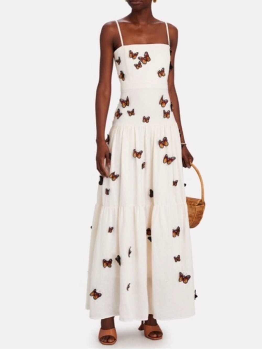 Agua Bendito Lima Butterfly Maxi Dress